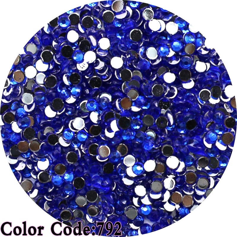 THUTEP 10000 Pieces Shiny 5D Diamond Art Painting Beads, Single Color Code:792, Rhinestones Accessories for Crafting, Round Beads Art Replacement for DIY Craft Diamond Art Painting Accessories(792) - Image 2